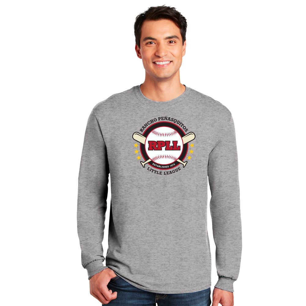 RPLL Men's 100% Cotton Long Sleeve T-Shirt - Full Logo