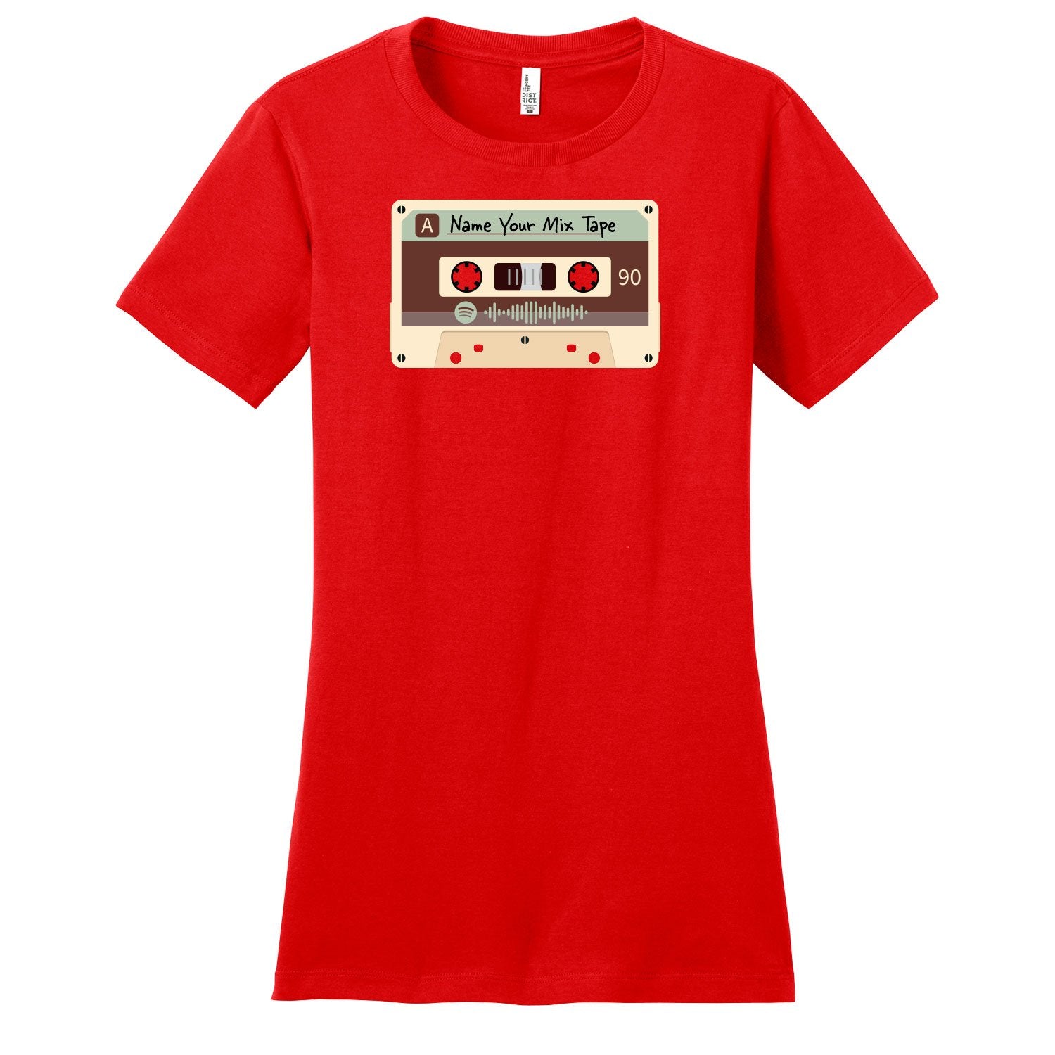 SCANNABLE: Spotify Mix Tape Vol. 2 Women's Short Sleeve Tee