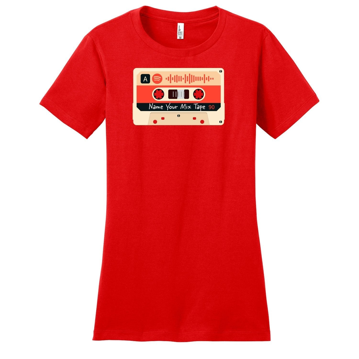 SCANNABLE: Spotify Mix Tape Vol. 9 Women's Short Sleeve Tee