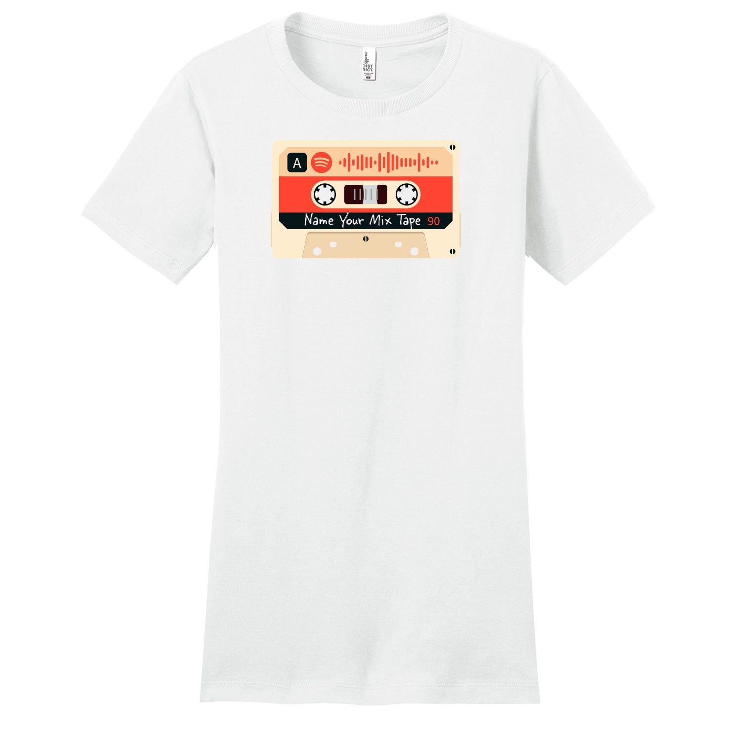 SCANNABLE: Spotify Mix Tape Vol. 9 Women's Short Sleeve Tee