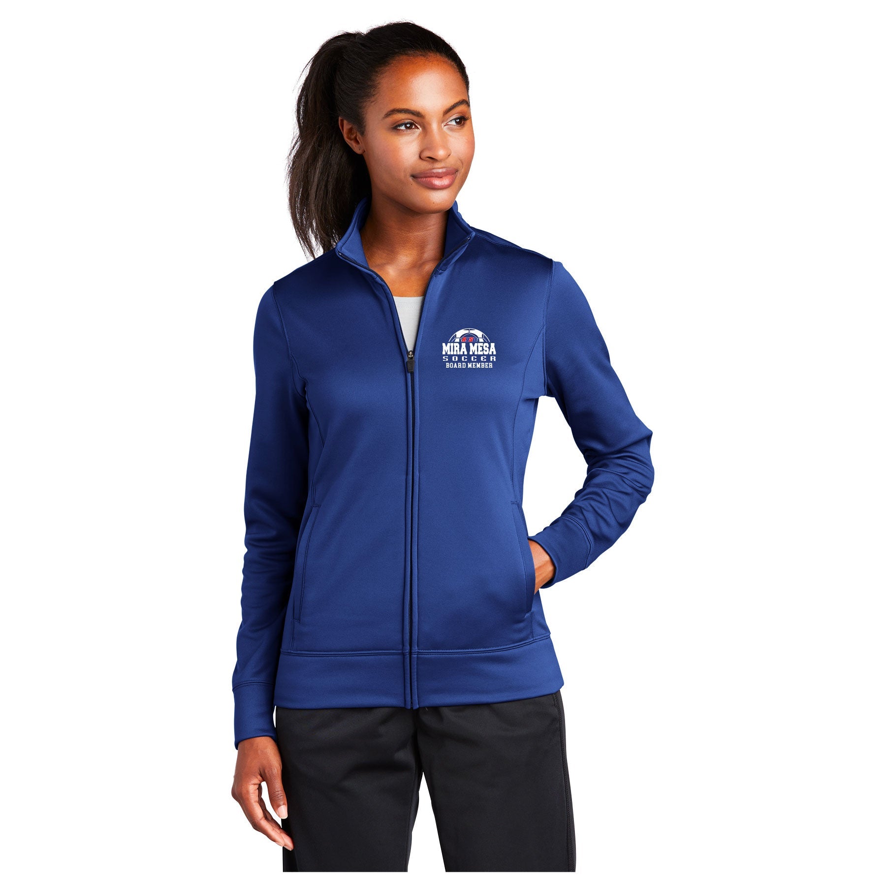 MIRA MESA AYSO BOARD SPORT-WICK FLEECE FULL-ZIP JACKET