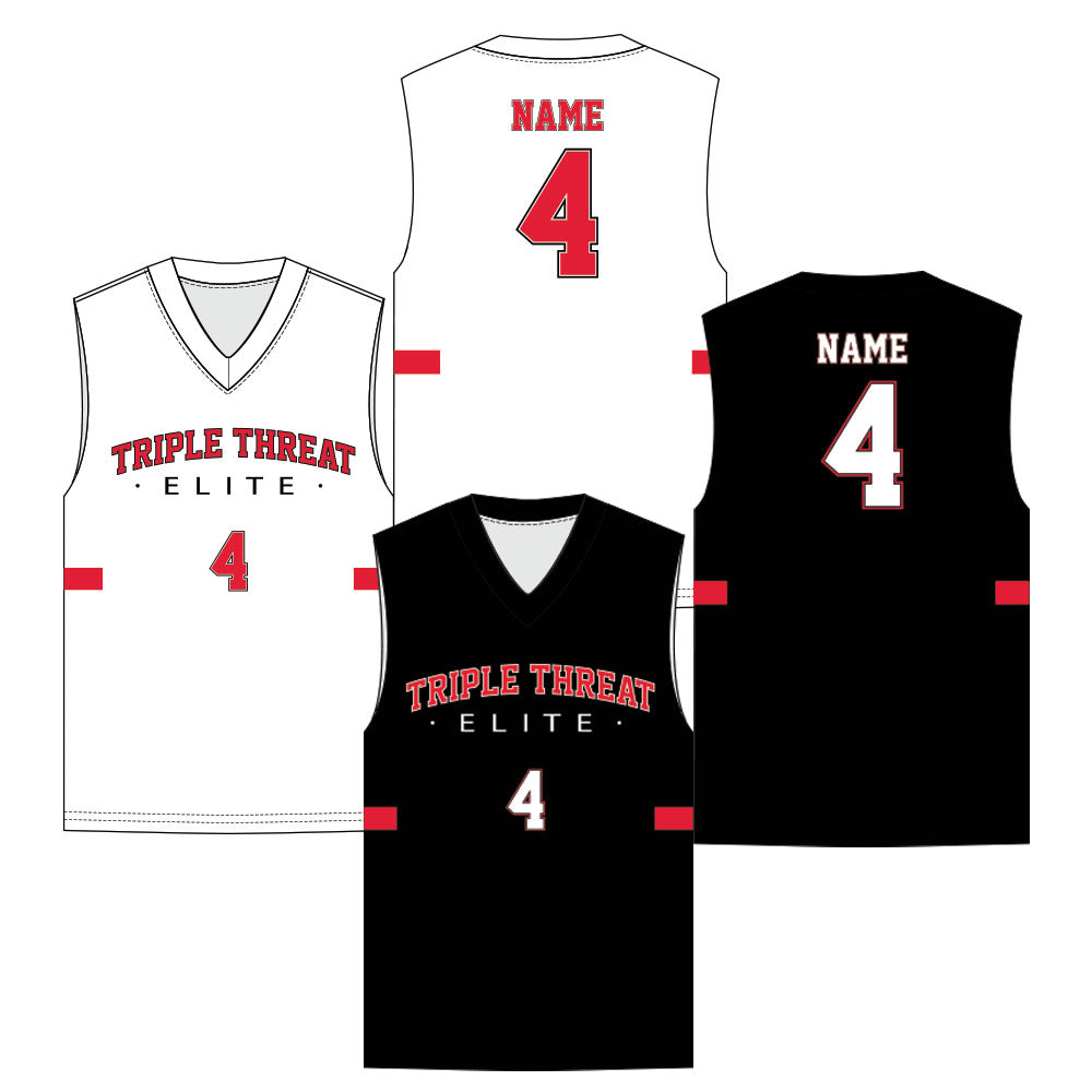 TRIPLE THREAT PLAYER REVERSABLE GAME JERSEY