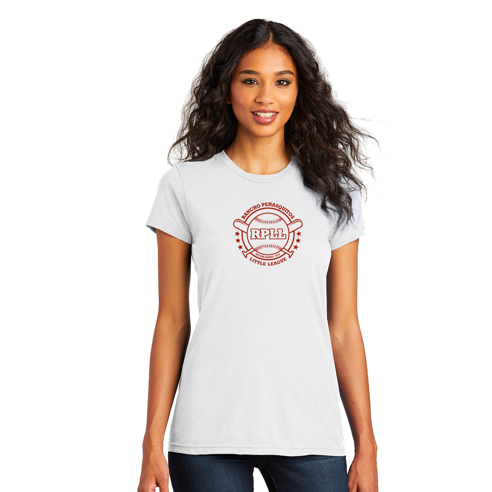 RPLL WOMEN'S CONCERT TEE - RED OUTLINE