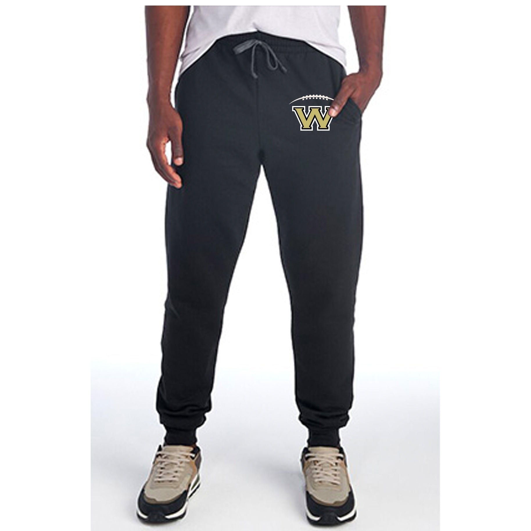 WESTVIEW FOOTBALL FRONT CHEST - NUBLEND POCKETED JOGGER SWEATPANTS