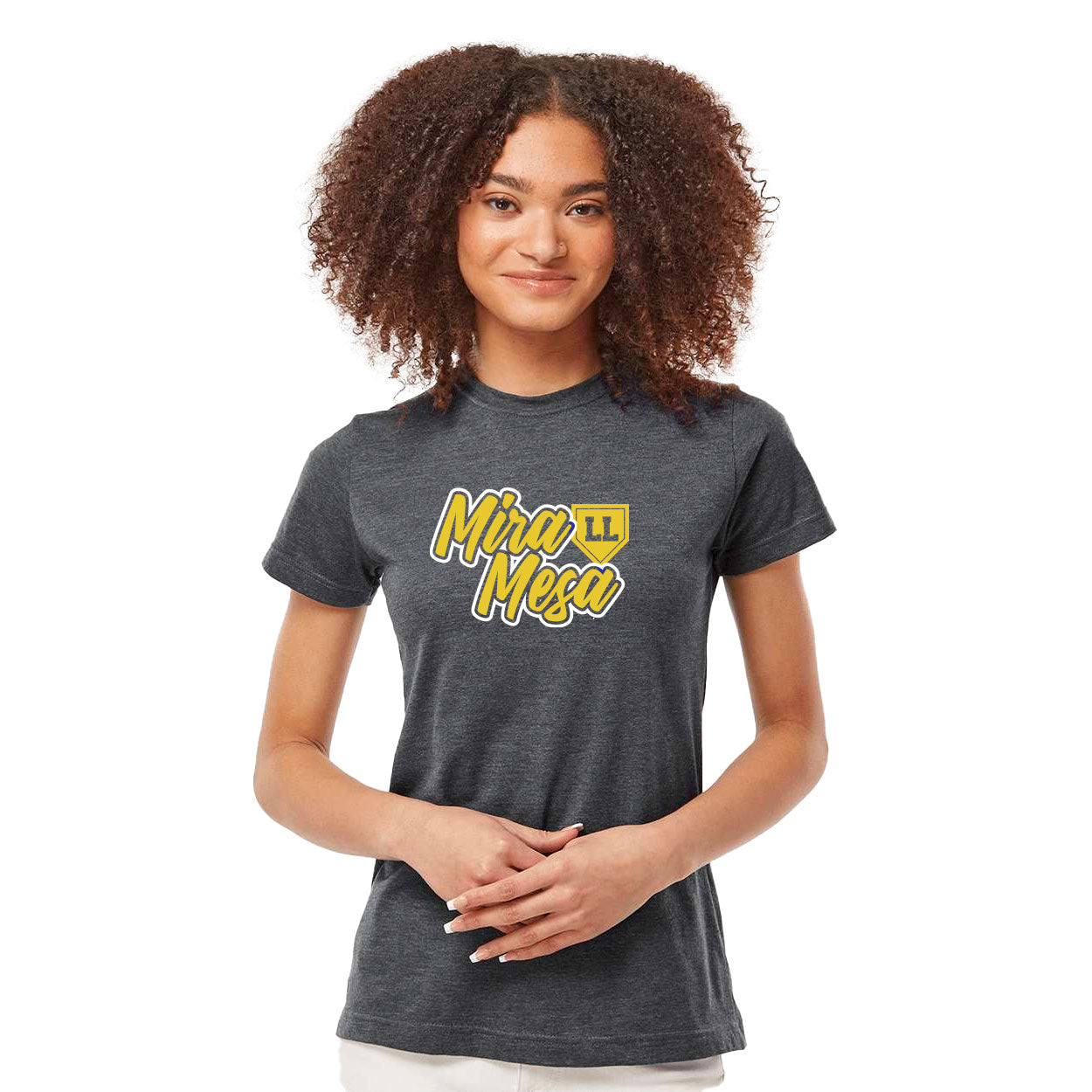 MIRA MESA LITTLE LEAGUE PLATE SLIM FIT JERSEY TEE