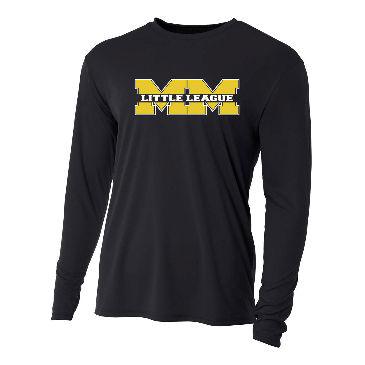 MIRA MESA LITTLE LEAGUE DOUBLE M'S YOUTH COOLING PERFORMANCE LONG SLEEVE CREW