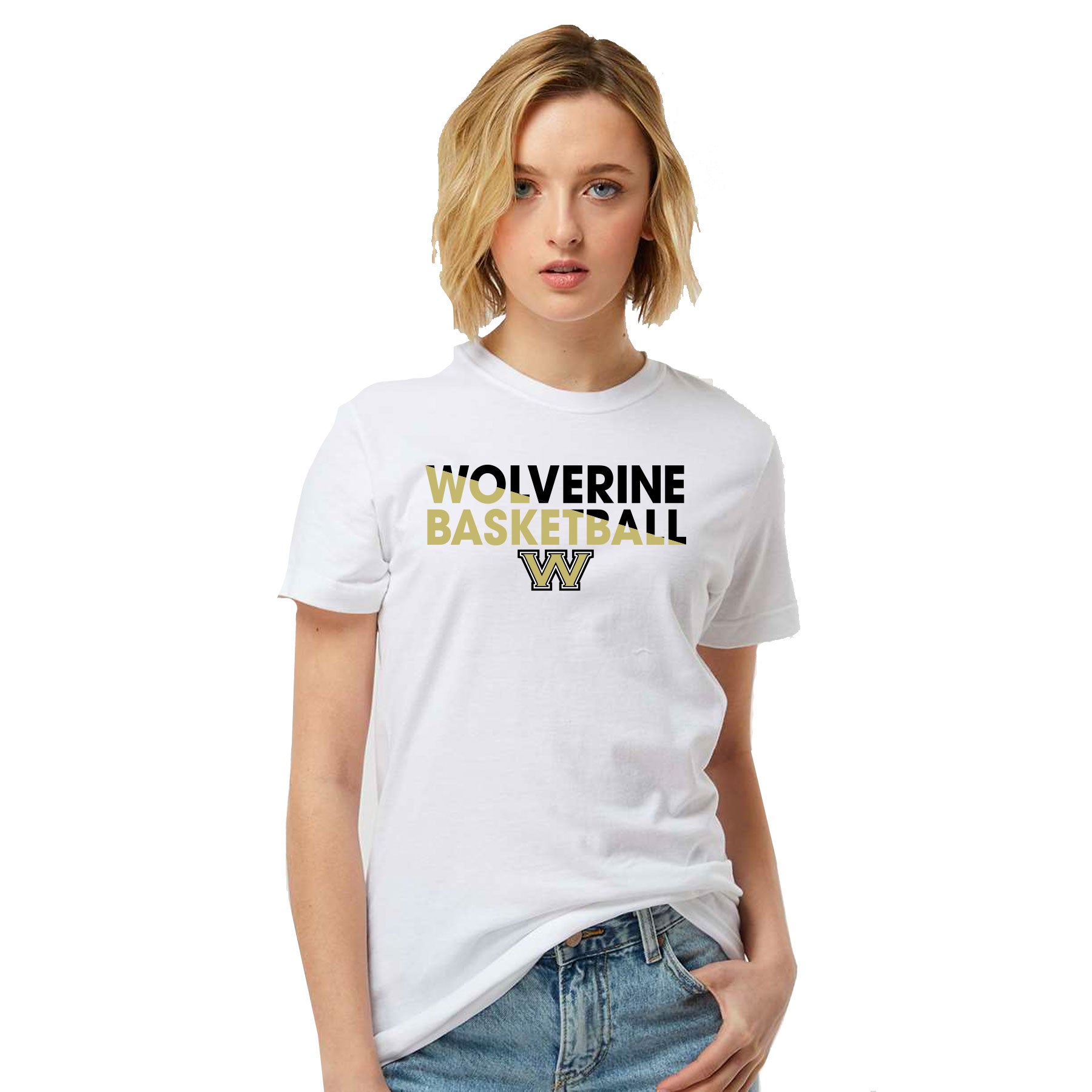 Wolverine Basketball Slice T-Shirt