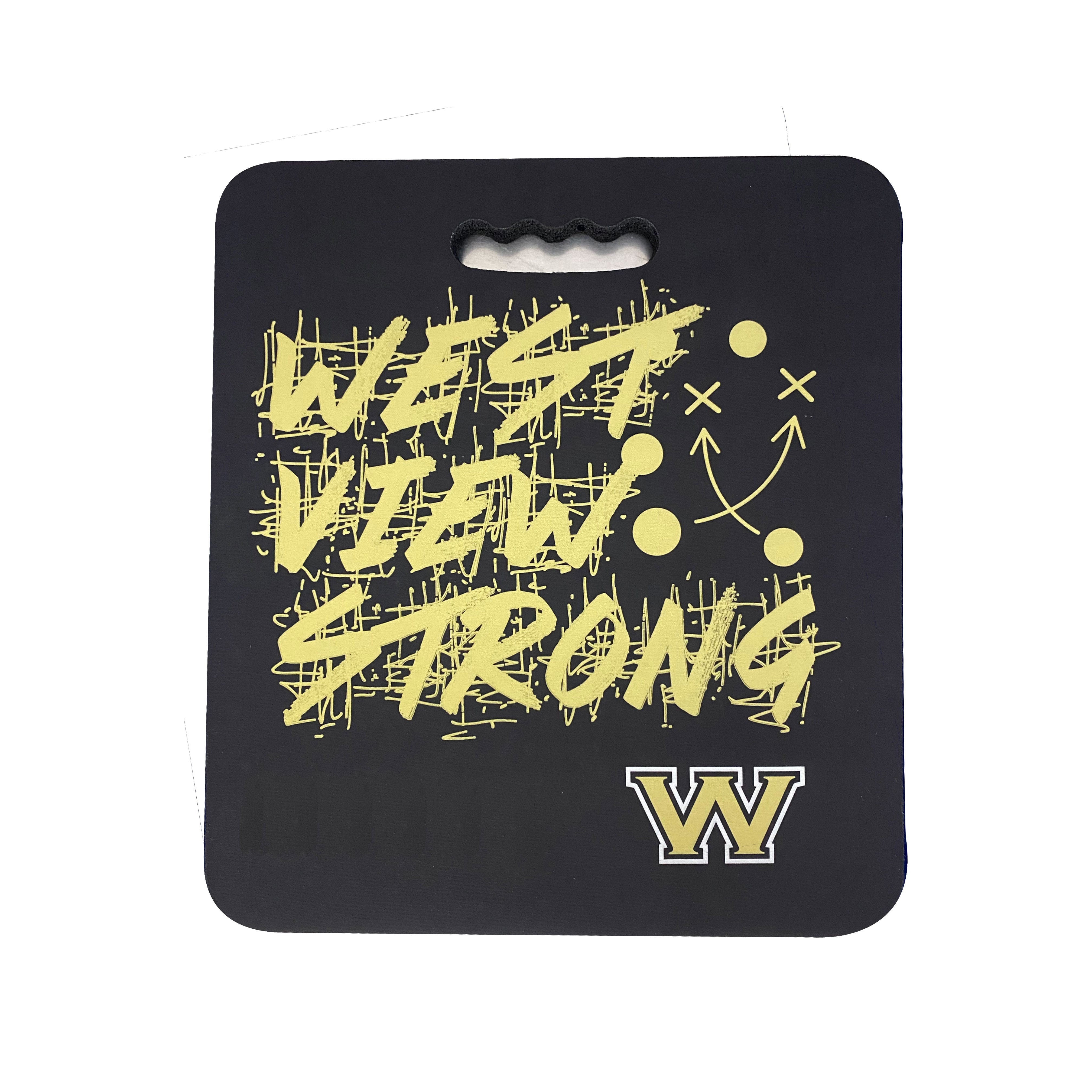 Wolverine Basketball Westview Strong 12.5x14 Stadium Cushion