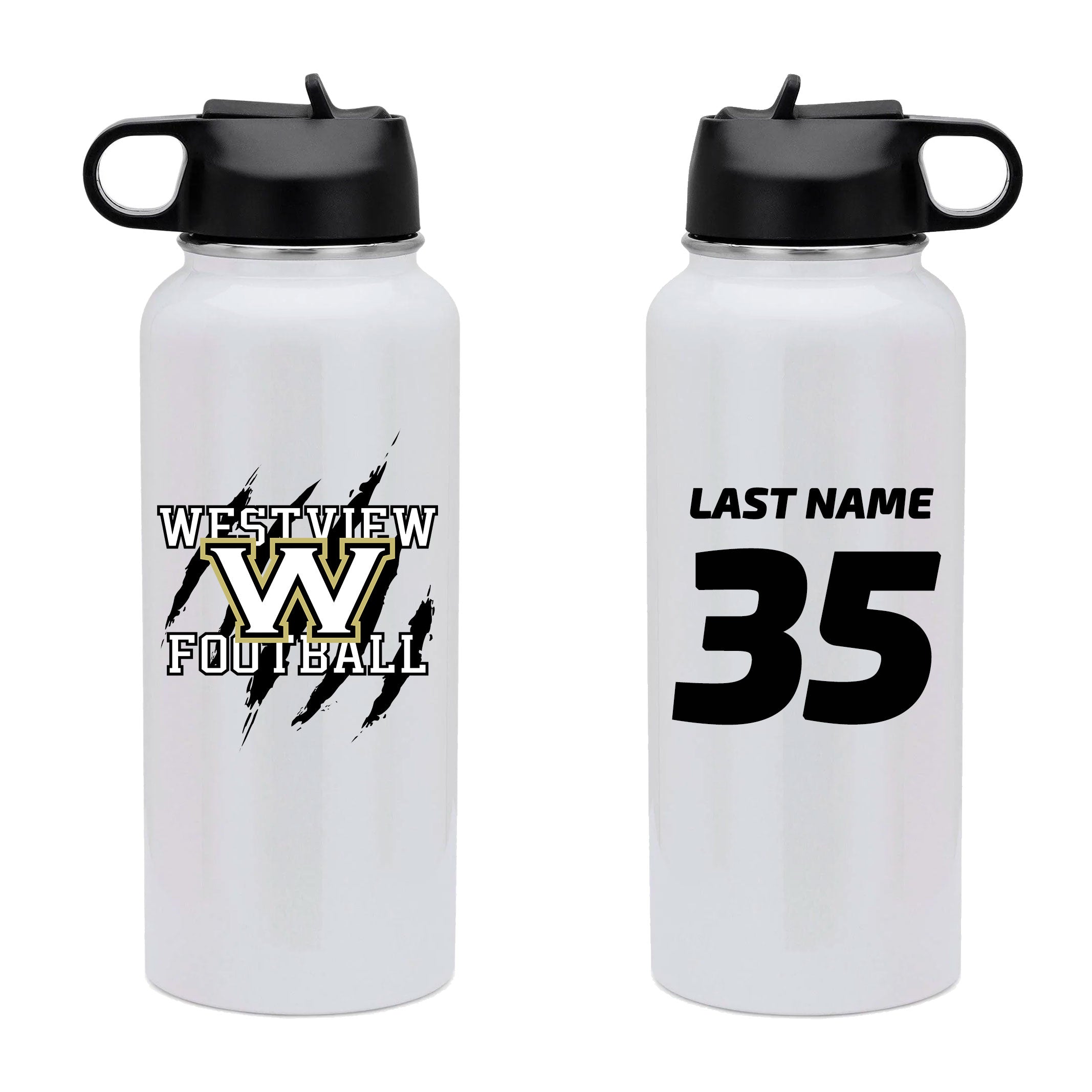 WESTVIEW FOOTBALL CLAWS 32OZ HYDRO WATER BOTTLE